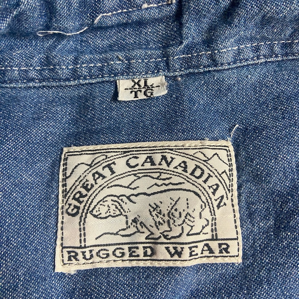 Vintage blue Jean shirt